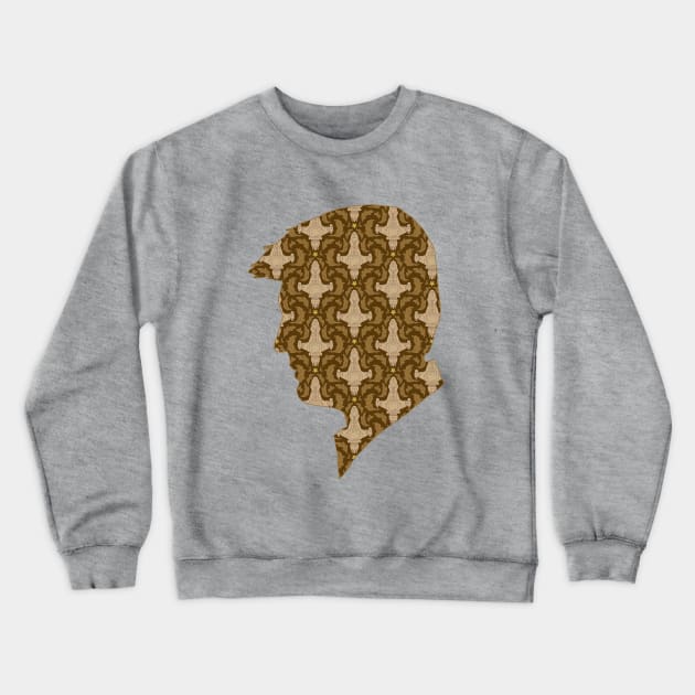 Leaf on the Wind Damask (Mal Edition) Crewneck Sweatshirt by MJ